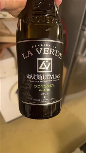 Rhônen laakso Vacqueyras Domaine La Verde Odyssey 2023