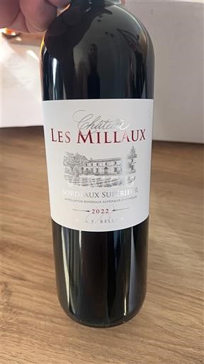 Burdeos Bordeaux superior Château Les Millaux 2022