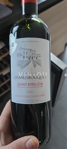 Bordeaux Saint-Émilion Château Grand Bouquey 2021