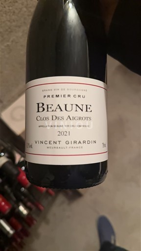 Бургундія Бон Premier Cru Vincent Girardin Clos des Aigrots 2021