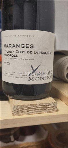 Wines Rouge sec 1er Cru - Clos de la Fussière Monopole Xavier Monnot 2020 France Burgundy Maranges AOC Premier Cru