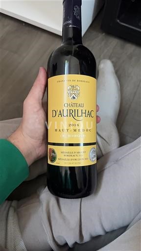 Bordeaux Haut-Médoc Château Aurilhac 2018