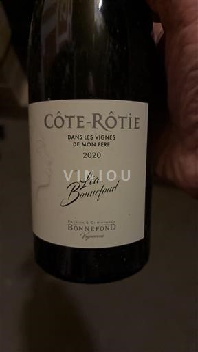 Rhône Valley Côte-Rôtie Domaine Bonnefond Dans les vignes de mon père 2020
