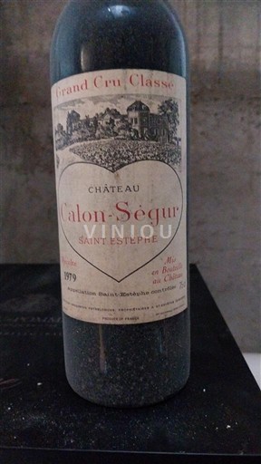 Bordeaux Saint-Estèphe Grand Cru Château Calon-Ségur 1979