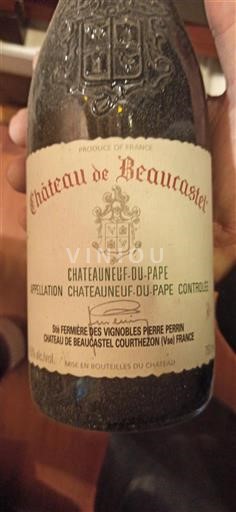 Valle del Ródano Châteauneuf-du-Pape. Château de Beaucastel 2000