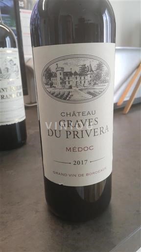 Bordeaux Médoc Château Graves du Privéra 2017