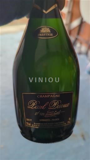 Champaña Champán Paul Droux et Fils Prestige Sin añada