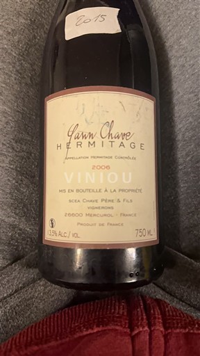 Vallée du Rhône Hermitage Jean-Louis Chave 2006