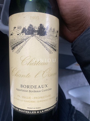 Bordeaux Château Chante l'Oiseau 1995