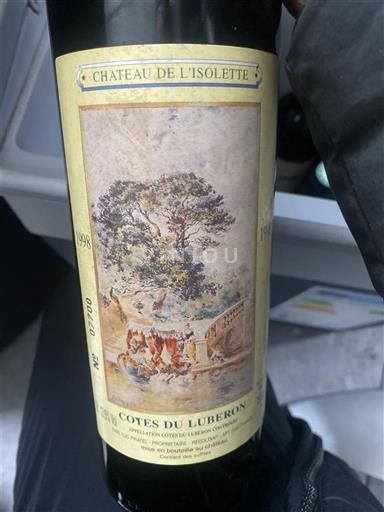 Valle del Rodano Luberon Château L'Isolette 1998