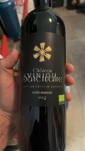 Bordeaux Castillon-côtes-de-bordeaux Château Le Sanctuaire Noailles 2022