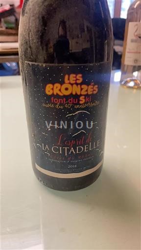 Bordeaux Côtes de Bourg L'Esprit de la Citadelle Les Bronzés font du ski - du 40e anniversaire 2018