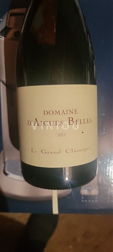 Languedoc in Roussillon Pays d'Oc Domaine Aigues Belles Le Grand Classique 2017
