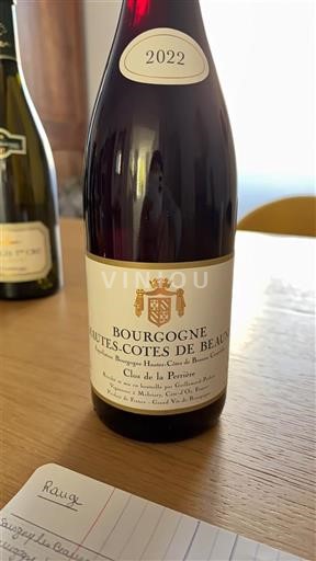 Burgundi Määrittelemätön Clos de la Perrière 2022