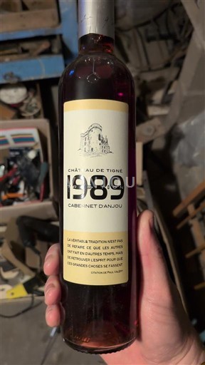 Thung lũng sông Loire Cabernet-d'Anjou Château Tigné 1989