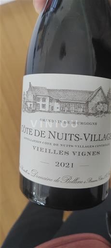 Borgonha Côte de Nuits Villages Domaine Bellene Vieilles Vignes 2021