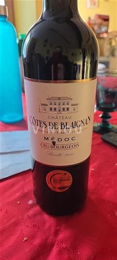 Bordeaux Médoc Cru Bourgeois Château Côtes de Blaignan Non-Vintage