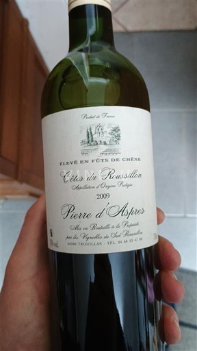 Roussillon Côtes du Roussillon Pierre d'Aspres 2009