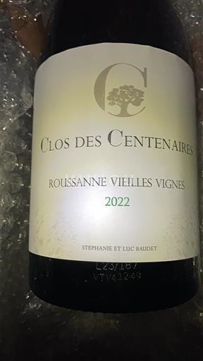 Languedoc-Roussillon Pays d'Oc Clos des Centenaires Roussanne Vieilles Vignes 2022
