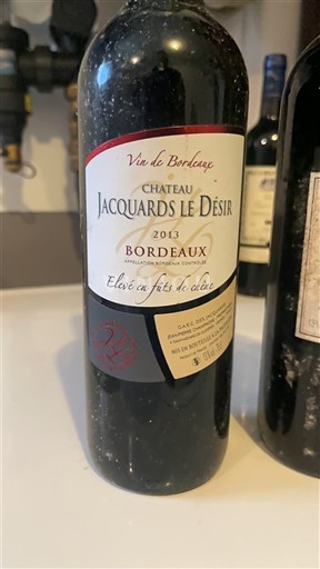 Bordeaux Château Jacquards le Désir 2013