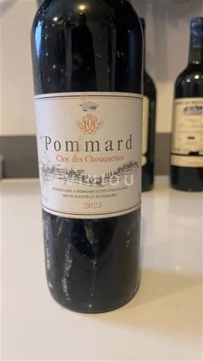 Burgundi Pommard Clos des Chouquetts 2023