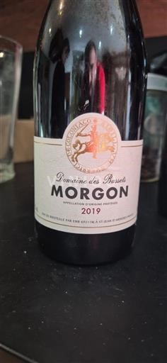 Beaujolais Morgon Domaine S Bassets 2019