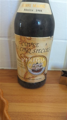 Jura Arbois Henri Maire des Cinq Siècles 1988