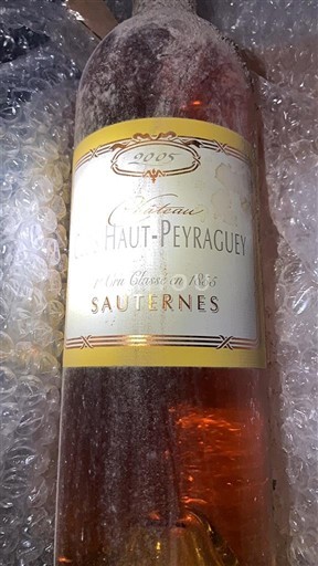 Bordeaux Sauternes Premier Cru Château Haut-Peyraguey 2005