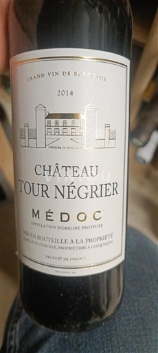 Bordeaux Médoc Château Tour Négrier 2014