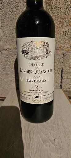 Bordeaux Château Bordes Quancard 2013