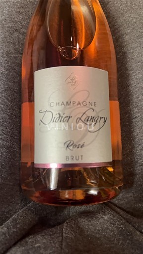 Champaña Champán Didier Langry Rosé Sin añada