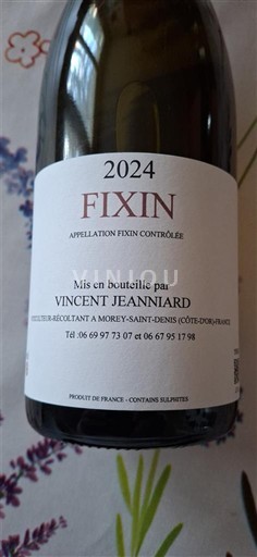 Burgundija Fixin Vincent Jeanniard 2024