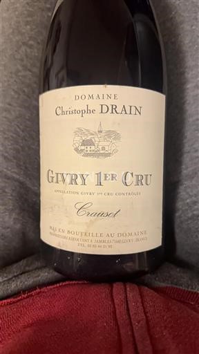 Bourgogne Givry Premier Cru Domaine Christophe Drain Crausot 2021