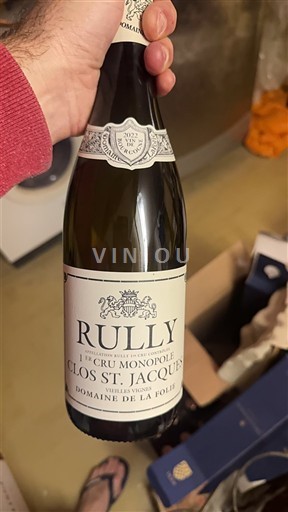 Burgundija Rully Premier Cru Domaine La Folie Clos St. Jacques 1er Cru Monopole Vieilles Vignes 2022