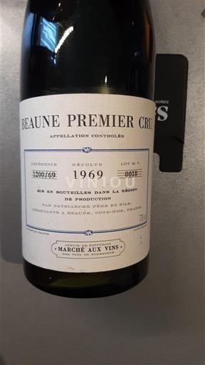 Bourgondië Beaune Premier Cru Marché aux Vins 1969