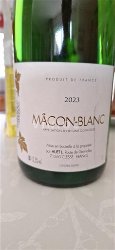 Burgundy Mâcon and Mâcon-Villages Huet 2023