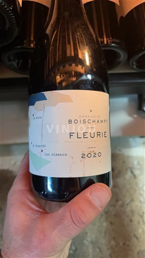 Beaujolais Fleurie Domaine Boischampt Les Oiseaux 2020