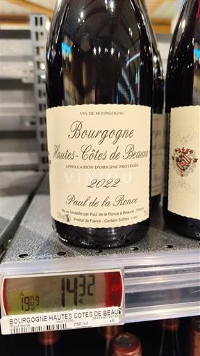 Burgundija Hautes Côtes de Beaune Paul de la Ronce 2022