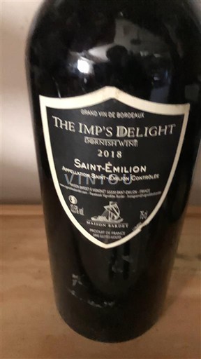 Bordeaux Saint-Émilion The Imp's Delight Dornish wine 2018