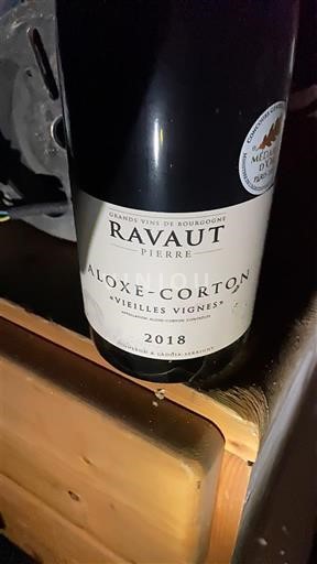 Burgundija Aloxe-Corton Domaine Pierre Ravaut Vieilles Vignes 2018