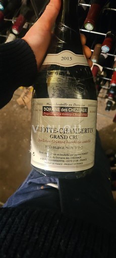 Bourgogne Griotte-Chambertin Grand Cru Domaine S Chezeaux 2015