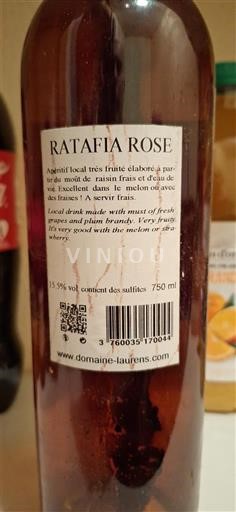 Linguadoca e Rossiglione Catalano Domaine Laurens Ratafia Rosé Senza annata