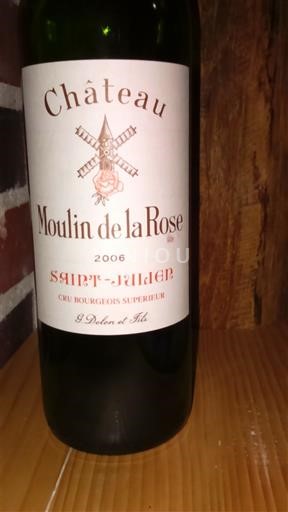 Bordeaux Saint-Julien Château Moulin de la Rose 2006