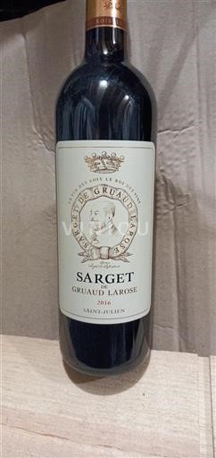 Bordeaux Saint-Julien Château Gruaud Larose Sarget 2016