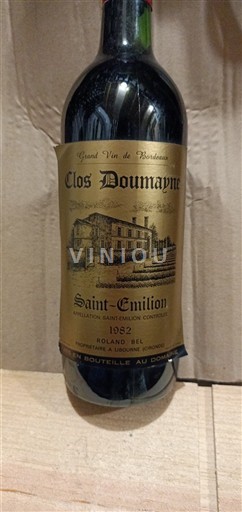 Bordeaux Saint-Émilion Clos Doumayne 1982