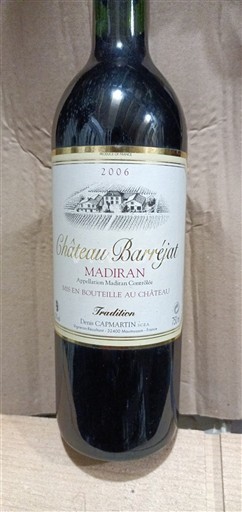 Tây Nam Madiran Château Barrejat Tradition 2006