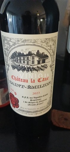 Bordeaux Saint-Émilion Château La Caze 2023