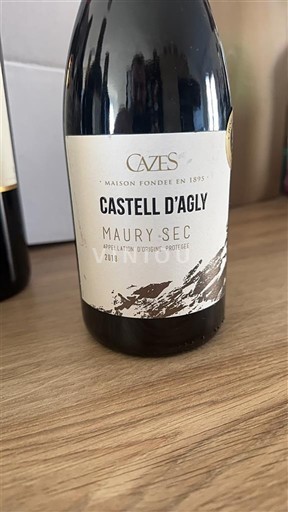 Roussillon Maury sec Cazes Castell d'Agly 2018