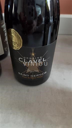 Rhônen laakso Määrittelemätön Domaine Clavel Syrius 2017