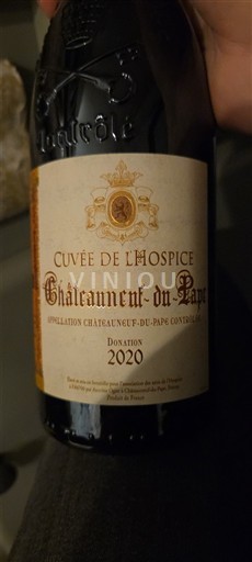 Rhônevallei Châteauneuf-du-Pape Château Châteauneuf-du-Pape (Hospice) de l'Hospice 2020